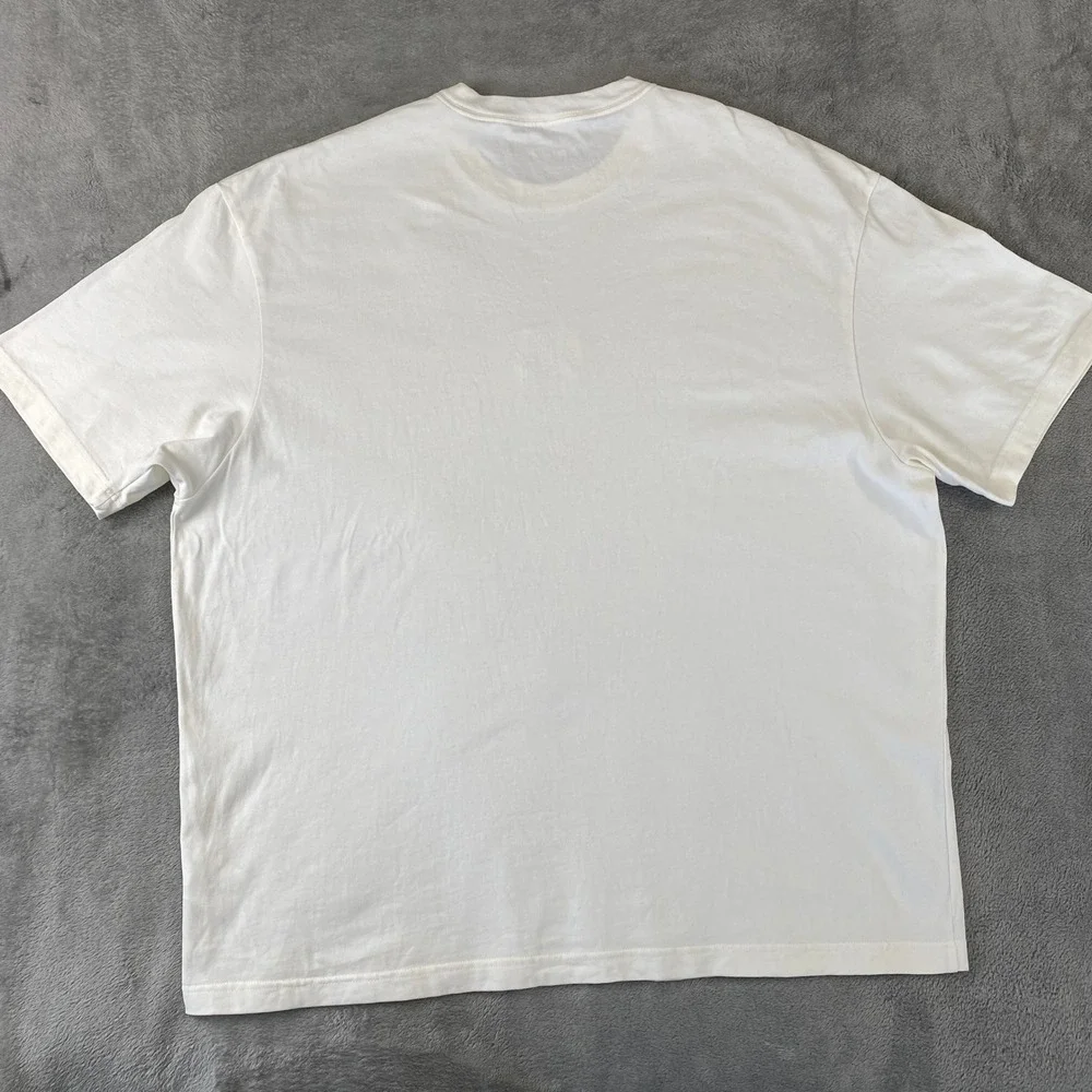 Jordan T-Shirt Mens XXL Sail White Flight Essentials Oversized Tee Basketball - Picture 2 of 10